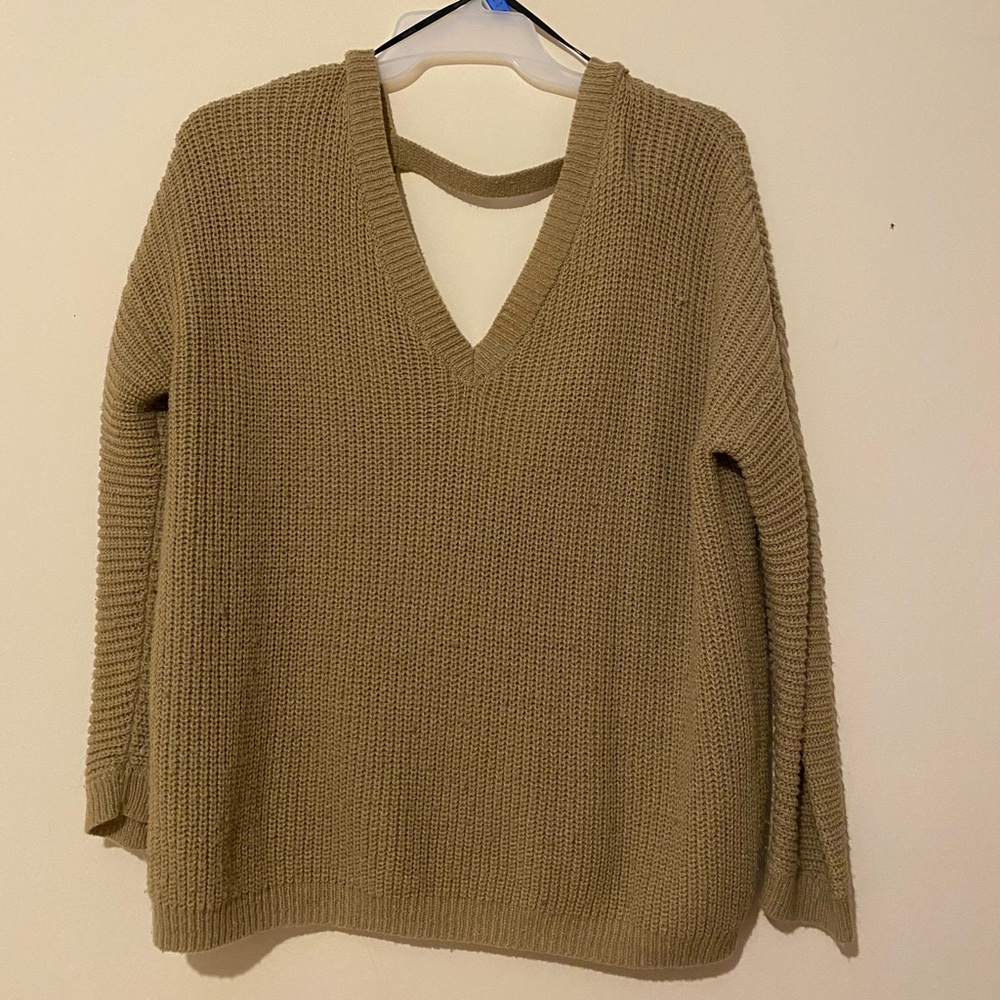 Oversized Tan Sweater from Forever 21